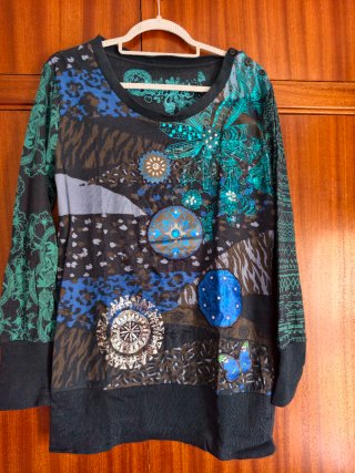 Lote 10 Camisetas Manga Larga Desigual Talla Ly XL