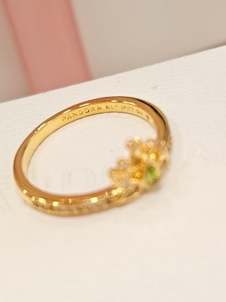 Anillo Pandora Princesa Tiana Disney Talla 58+caja