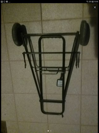 Carretilla plegable con ruedas