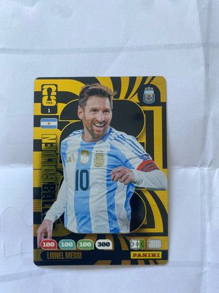 Cromo Lionel Messi Golden Ball Panini