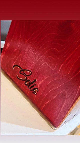 Cajón Flamenco AFR Rojo