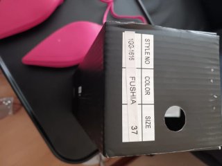 Zapatos destalonados mujer rosa