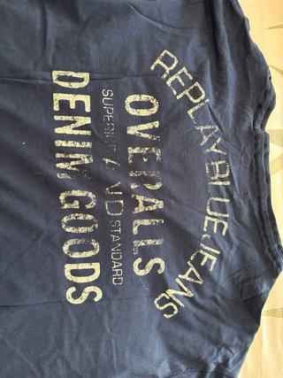 Camiseta Replay Azul Talla XXL Sin Estrenar!