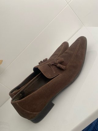 Mocasines Marrones con Borlas