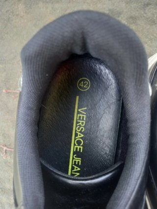 Versace Jeans Sneakers Vintage Nere Argento
