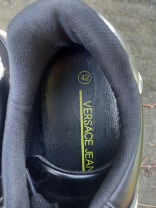 Versace Jeans Sneakers Vintage Nere Argento