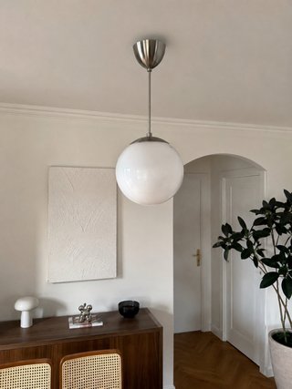 Lámpara Colgante IKEA Florón Cristal Opal