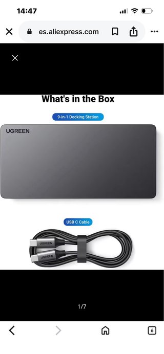 UGREEN Revodok Pro Estación Acoplamiento USB-C
