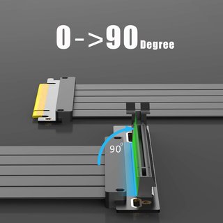 GLOTRENDS cable riser PCIe alta velocidad