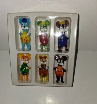 Statuine Topolino Vetro Murano Collezione