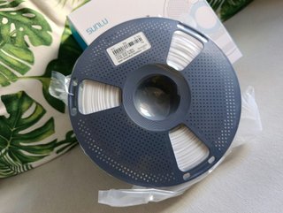 Rollo de Filamento Sunlu PETG Blanco 1.75mm