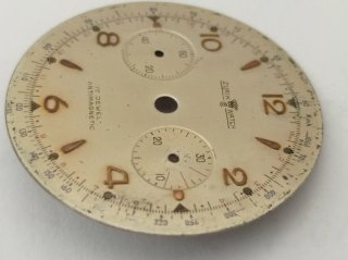 Qudrante cronografo vintage Zu