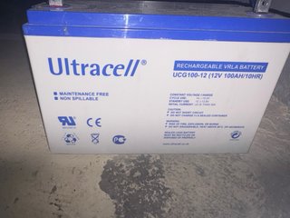 Batería Ultracell UCG100-12 12V 100AH