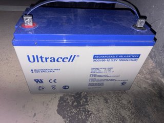 Batería Ultracell UCG100-12 12V 100AH