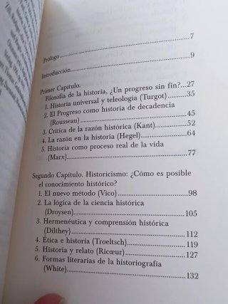Filosofía de la historia, historicismo, posthis...