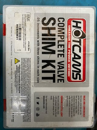 Kit reglaje válvulas Hot Cams HCSHIM31