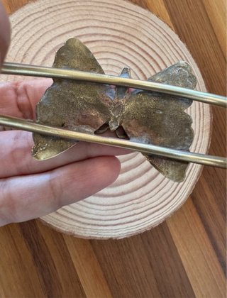 Pulsera vintage mariposa Art Nouveau