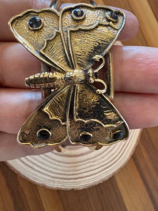 Pulsera vintage mariposa Art Nouveau
