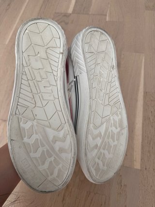 Zapatos de mujer blancos y rojos Talla39