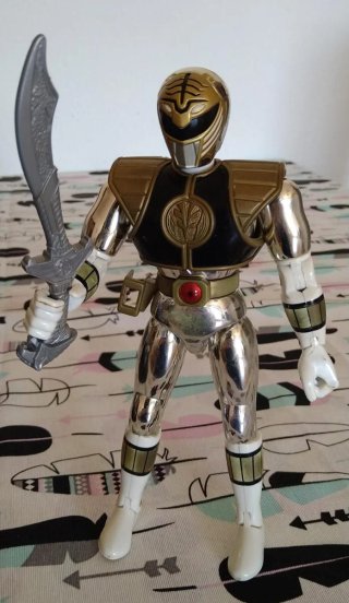Action figure Power Ranger Bianco originale Bandai