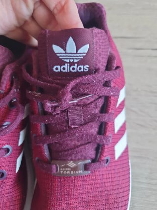 Adidas ZX Flux Torsion granate talla 37 1/3