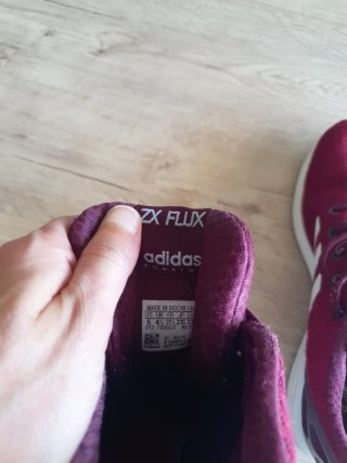 Adidas ZX Flux Torsion granate talla 37 1/3