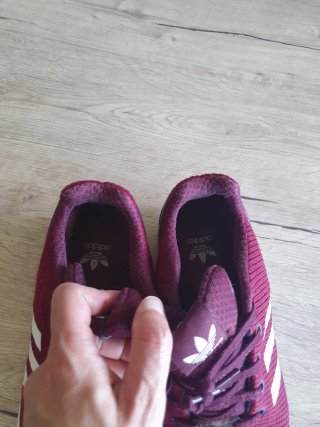 Adidas ZX Flux Torsion granate talla 37 1/3