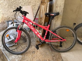 Bicicleta infantil rosa