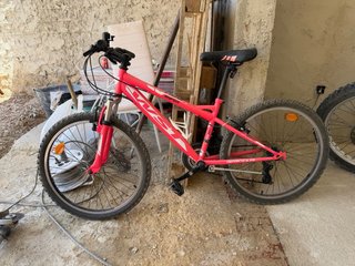 Bicicleta infantil rosa
