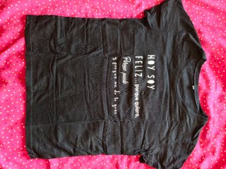 Lote 5 Camisetas Gráficas con letras talla l/xl