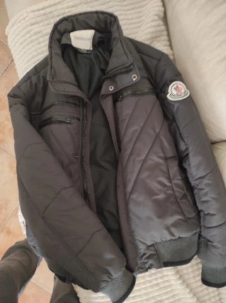 Chaqueta Moncler Negra/Gris