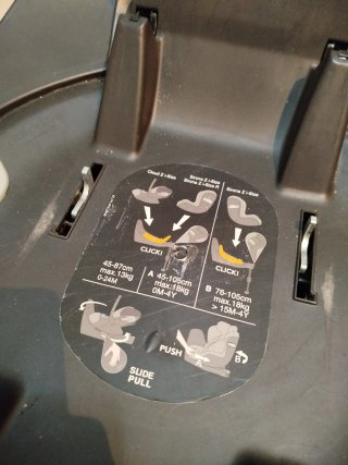 Base Z coche. Cybex i-size universal ISOFIX
