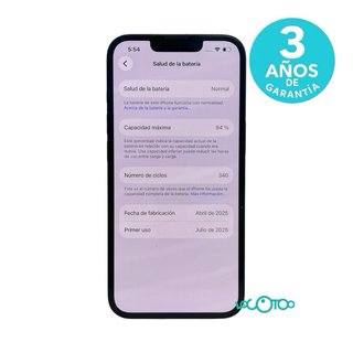 iPhone 16E 128GB Negro 94% Batería