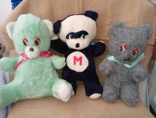 Lote Peluches Vintage Años 80