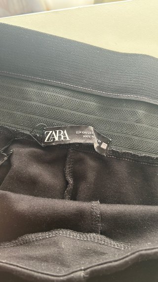 Pantalón Zara Negro Elastizado Talle XXL