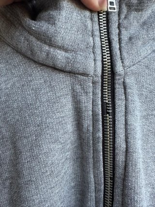 Sudadera Kappa Quarter-Zip Vintage Gris