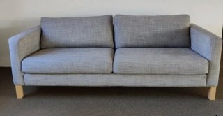 Sofá Ikea Karlstad gris