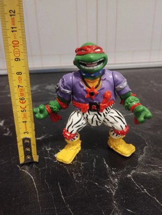 Action Figure Tartarughe Ninja Raphael Rock