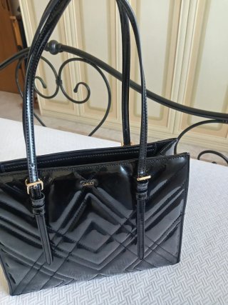 Borsa Gaudi vernice nera donna