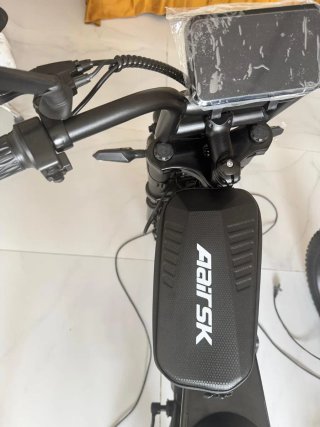 Bicicleta Eléctrica Fat Bike Negra