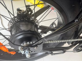 Bicicleta Eléctrica Fat Bike Negra
