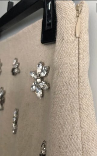 Gonna  Zara corta con strass