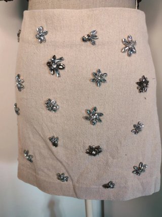 Gonna  Zara corta con strass