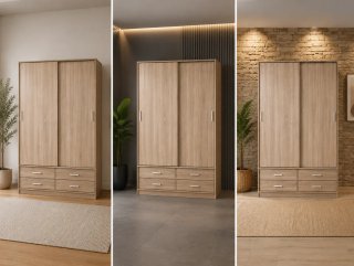 Armario puertas correderas 150x200x51cm