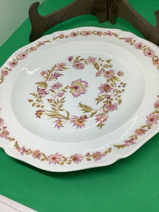 Piatto vintage ceramica floreale