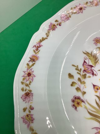 Piatto vintage ceramica floreale