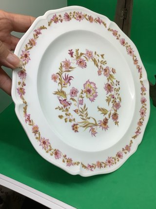 Piatto vintage ceramica floreale