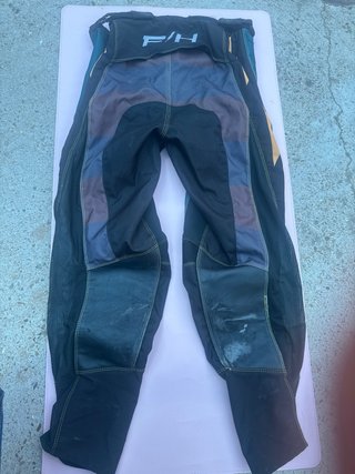 Pantalones Motocross Fasthouse Oro/Verde