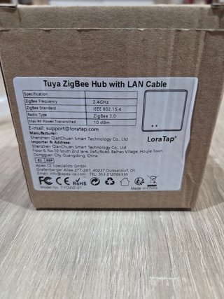 LoraTap Zigbee 3.0 Gateway con LAN