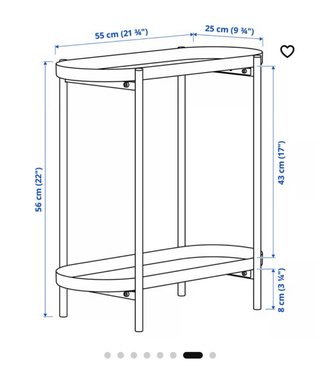 Estante metálico Negro Ikea Olivblad